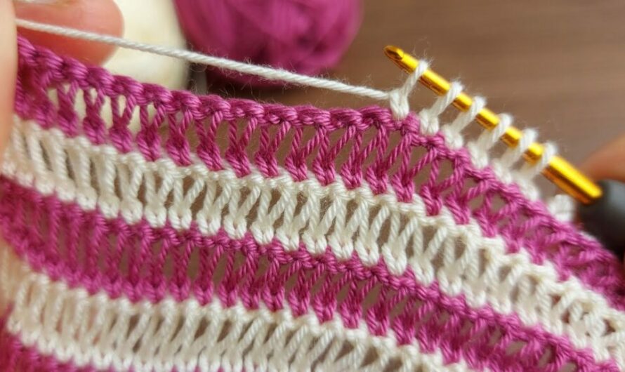 Lacy Crochet Stitch For A Wide Variety Of Projects