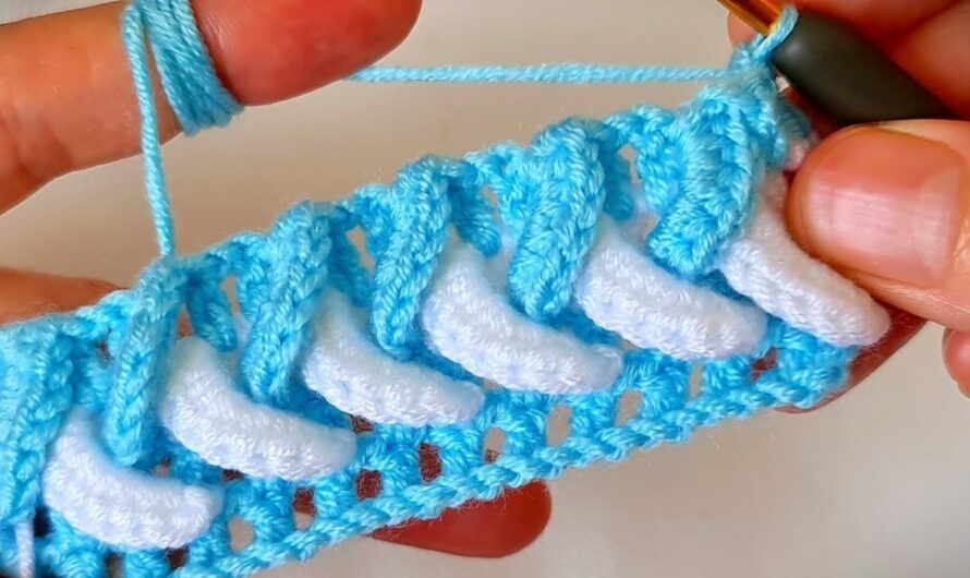 Crochet baby blanket step by step(Video tutorial)