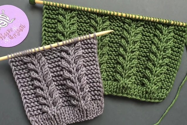 LEAF MOTIF KNITTING PATTERN YOU WILL LOVE