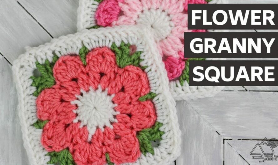 CROCHET FLOWER GRANNY SQUARE PATTERN