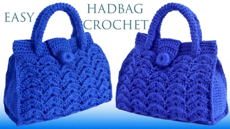 EASY CROCHET BAG VIDEO TUTORIAL