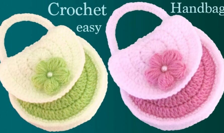 CROCHET TINY PURSE MADE WITH CIRCLES