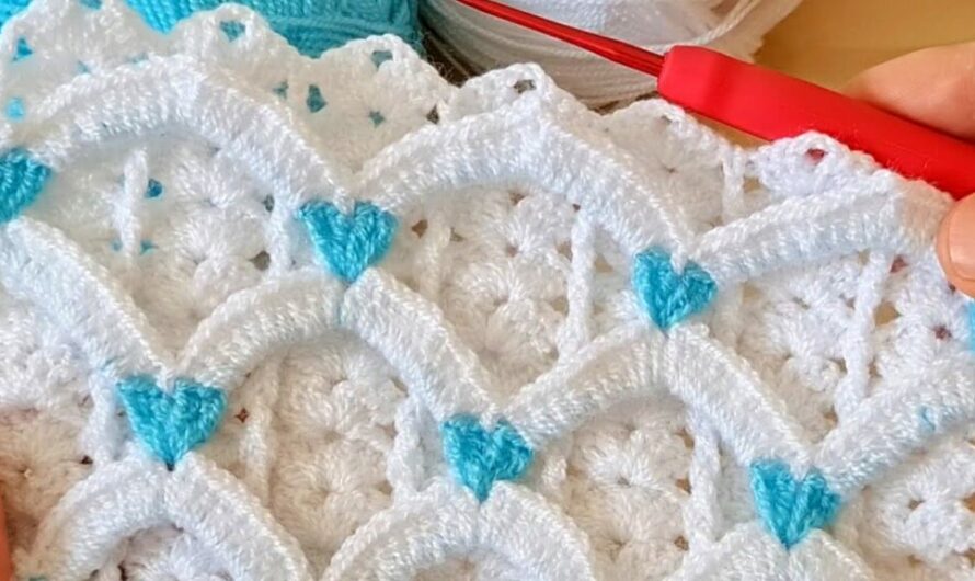 Beautiful Crochet Blanket Shaped