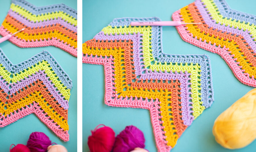 Crochet Stitch | Zig zag Patterns