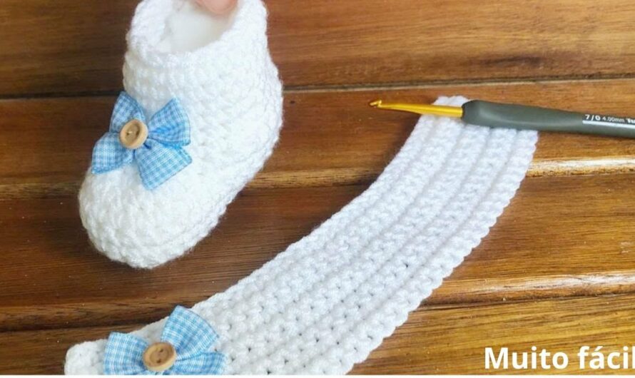 Crochet Slipper All in Single Stitch: The Perfect Beginner Project