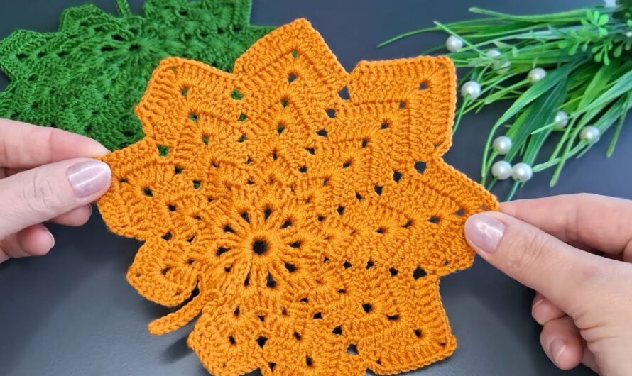 Crochet Decorative Leaf: A Timeless Craft Embellishment