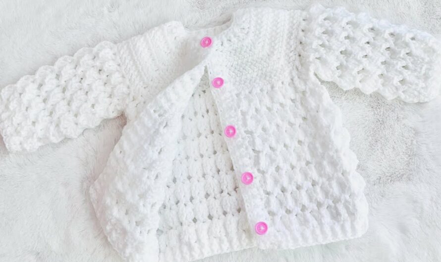 Marshmallow Baby Cardigan Sweater – Soft, Sweet & Cozy
