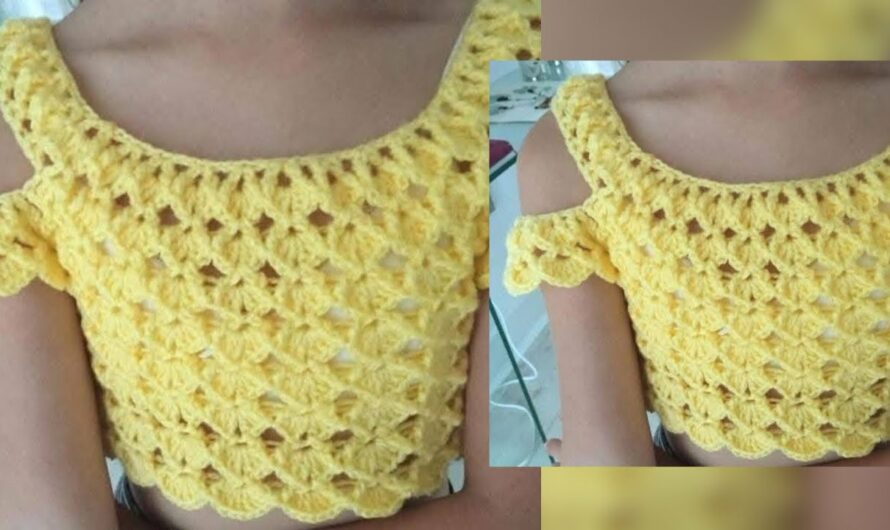 Beautiful Embossed Leaf Stitch Crochet Fabric: Ideal for Baby Blankets, Vests, Blouses, and More