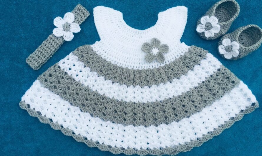 🧶 Crochet Baby Dress Tutorial: A Step-by-Step Guide for Beginners