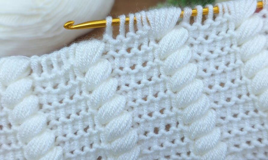 How to Make a Super Easy Filled Tunisian Crochet Baby Blanket