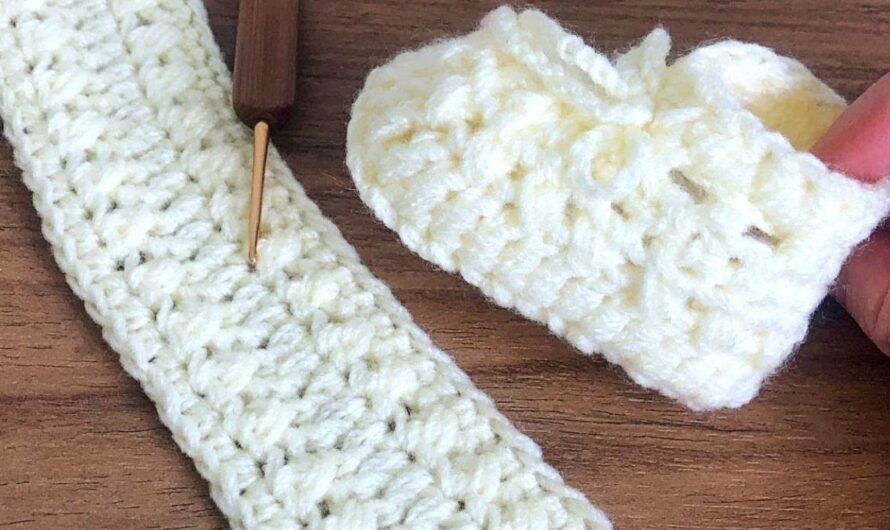 Super Easy Technique in This Step-by-Step Crochet Shoe