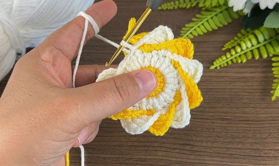 Easy Crochet Multipurpose Flower Motif: A Beginner-Friendly Guide