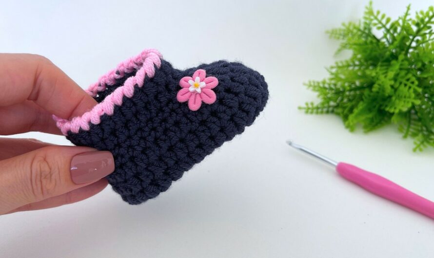 Perfect, Easy, and Quick Crochet Shoe A Must-Try DIY Project