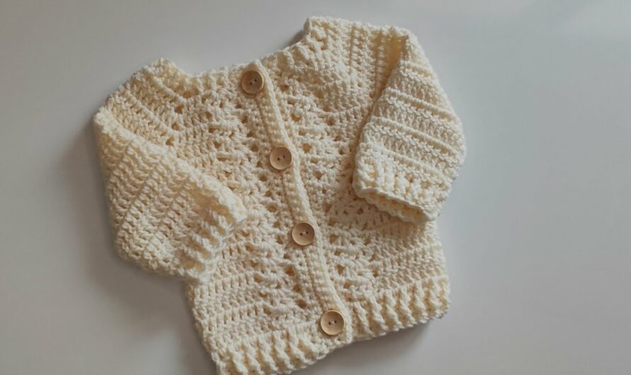 How to Crochet a Baby Cardigan with Fans: A Step-by-Step Guide