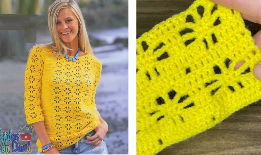 How to Make the Perfect Beautiful Crochet Stitch for a Sweater (Beginner Level, Step-by-Step)