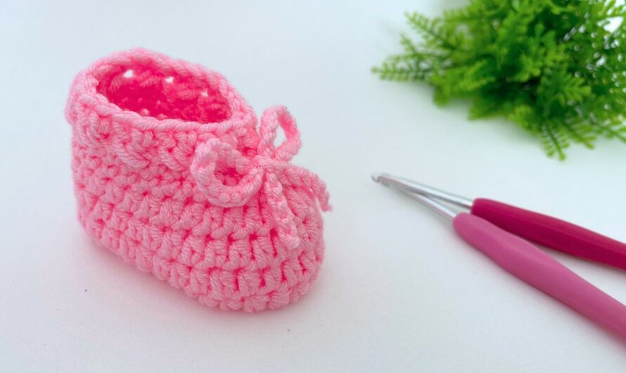 Quick and Easy Step-by-Step Crochet Baby Shoes