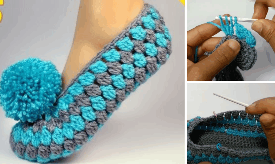 Fast & Easy Crochet Slippers
