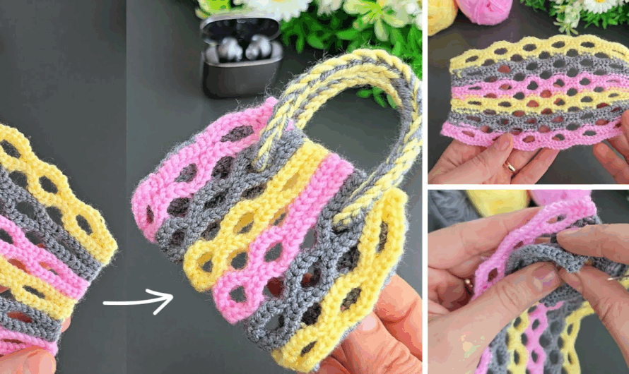 Crochet Colorful Tiny Handbag – A Charming DIY Project for All Skill Levels