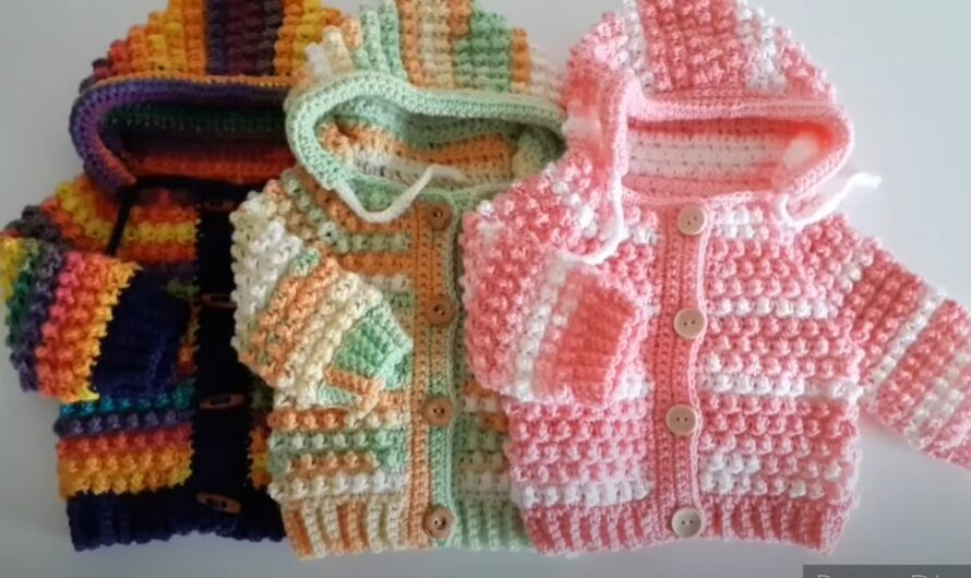 How to crochet baby hoodie