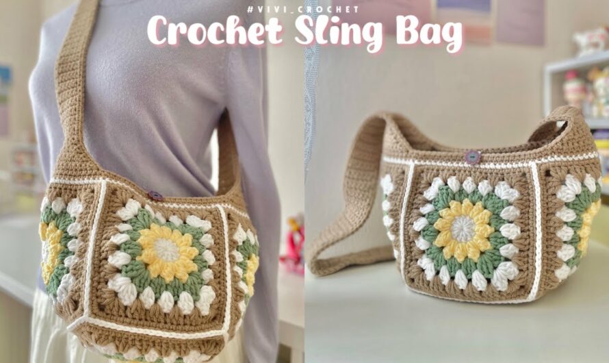 How to Crochet a Sling Bag with Granny Squares