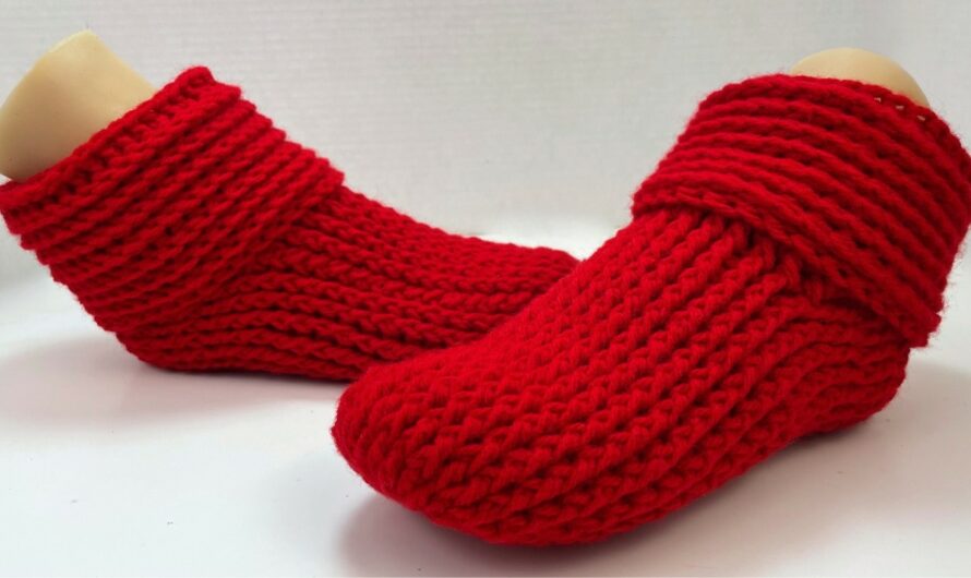 EASY Crochet Slippers Pattern