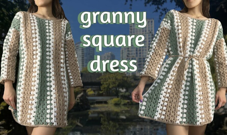 Granny Square Dress Crochet Tutorial
