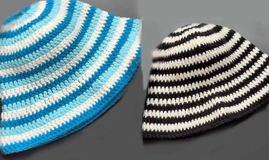 Easy Double Crochet Hat Tutorial – Colorful for Beginners