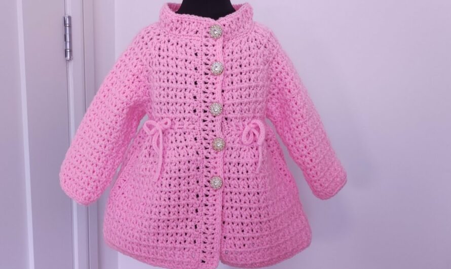 Crochet an “Early Bloom” Cardigan/Coat for Girls