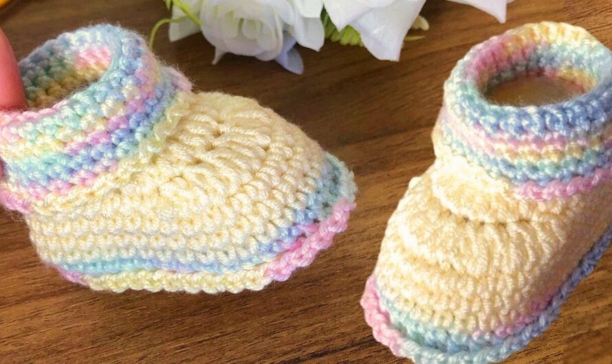 STEP BY STEP SUPER EASY CROCHET SHOE