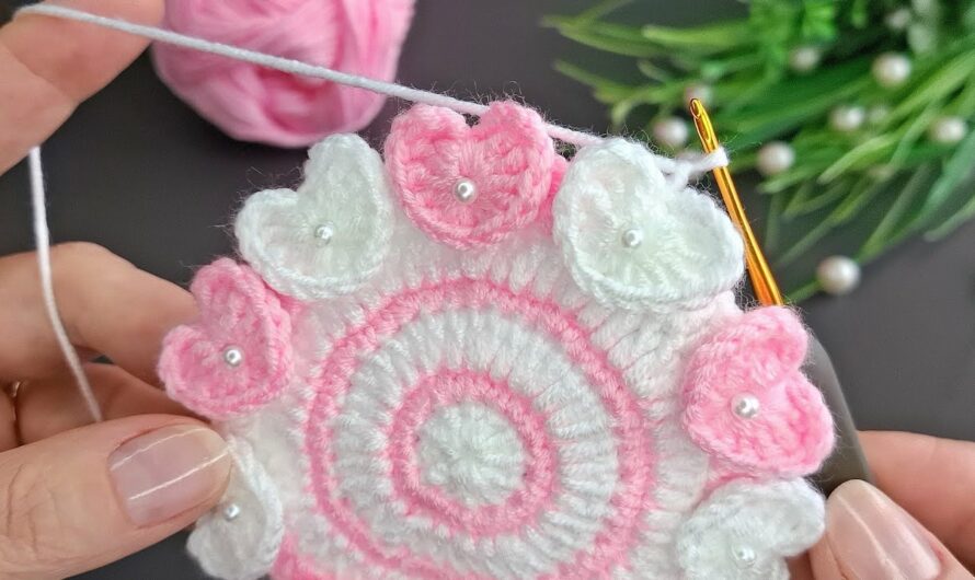 How to make a gorgeous crocheted coaster