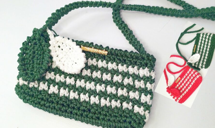 Mind-Blowing Houndstooth Crochet Design for a Phone Bag (Step-by-Step)
