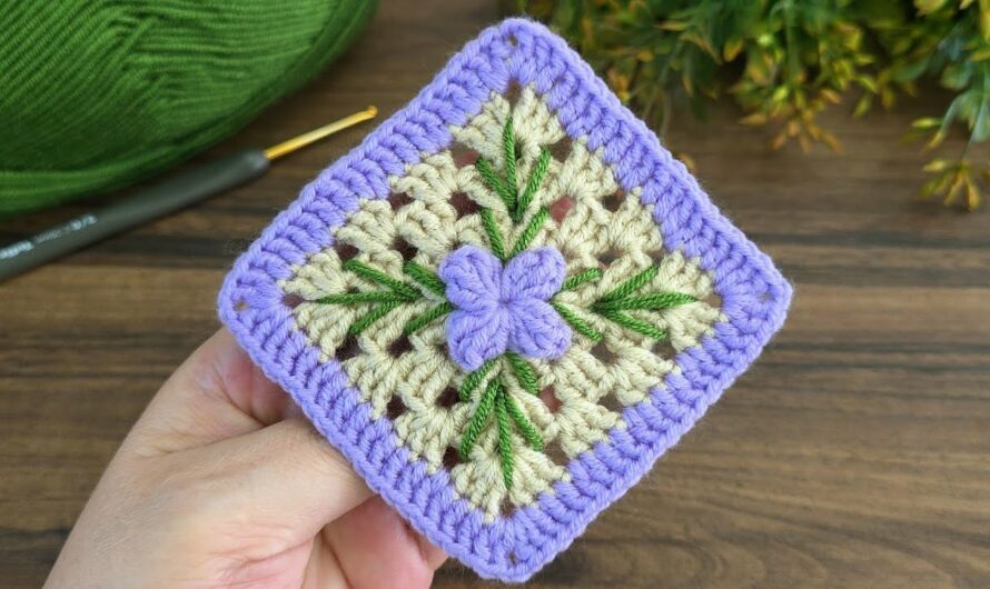 3D Flower Crochet Motif for Beginners: A Step-by-Step Guide