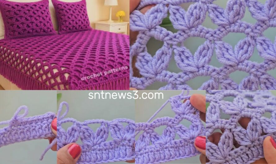 SUPER EASY Crochet pattern for Blanket ⚡️ ♥️ Beautiful Crochet Square for Beginners