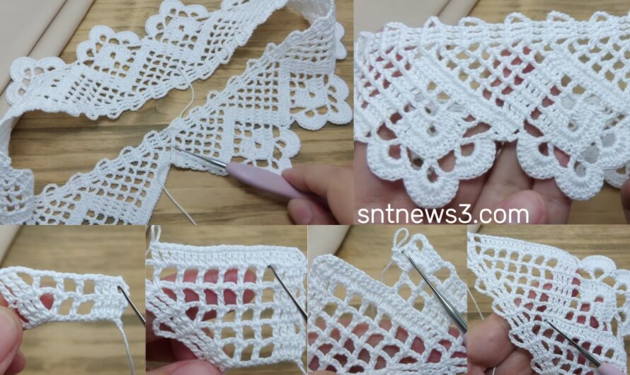 💎 Beautiful and very easy to crochet LACE