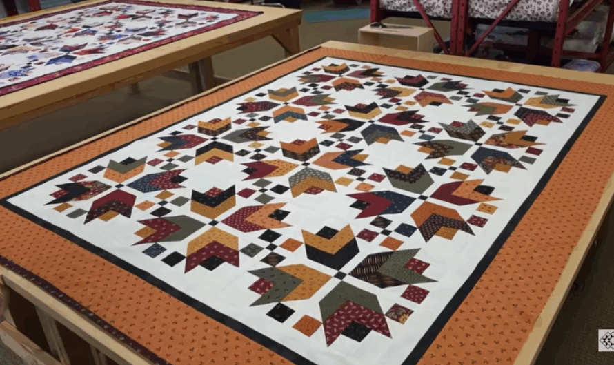 SCRAPS INTO A BEAUTIFUL “HARVEST” QUILT!