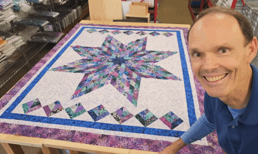 MAKING A LONE STAR QUILT AT JORDAN FABRICS!