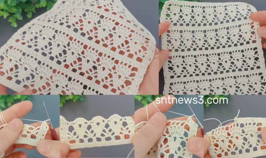 Elegant Crochet Lace Design 🌸 Easy & Beautiful Pattern Tutorial for Beginners
