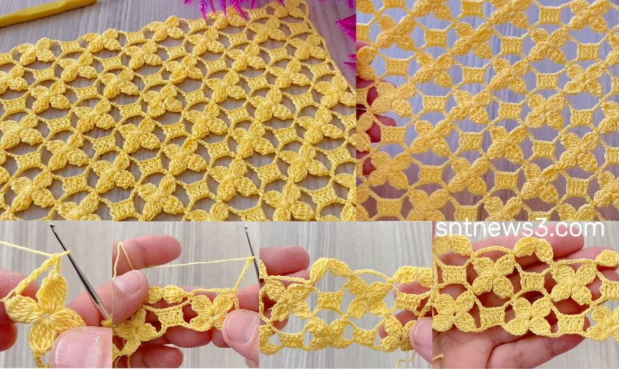 Like a Fascinating Flower Garden🌸 Crochet Blouse, Shawl Pattern