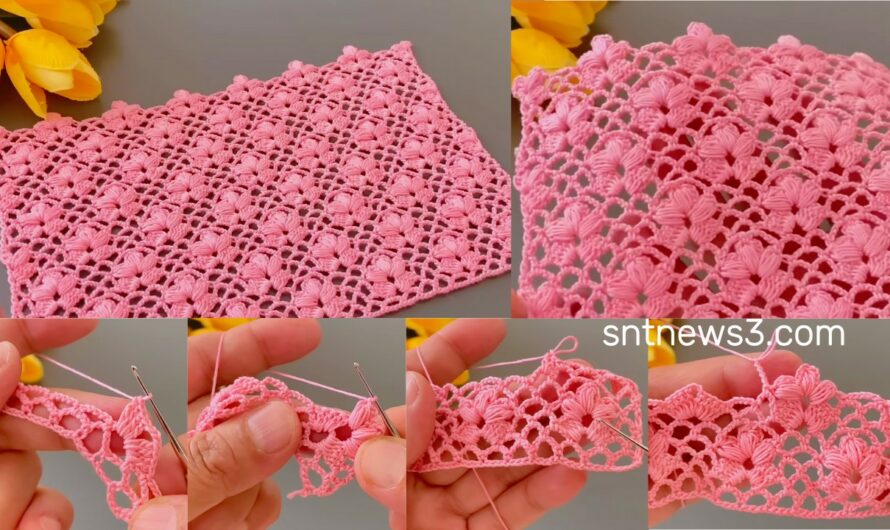 Like a Flower Garden🌸 Gorgeous Crochet Blouse, Shawl Pattern Tutorial