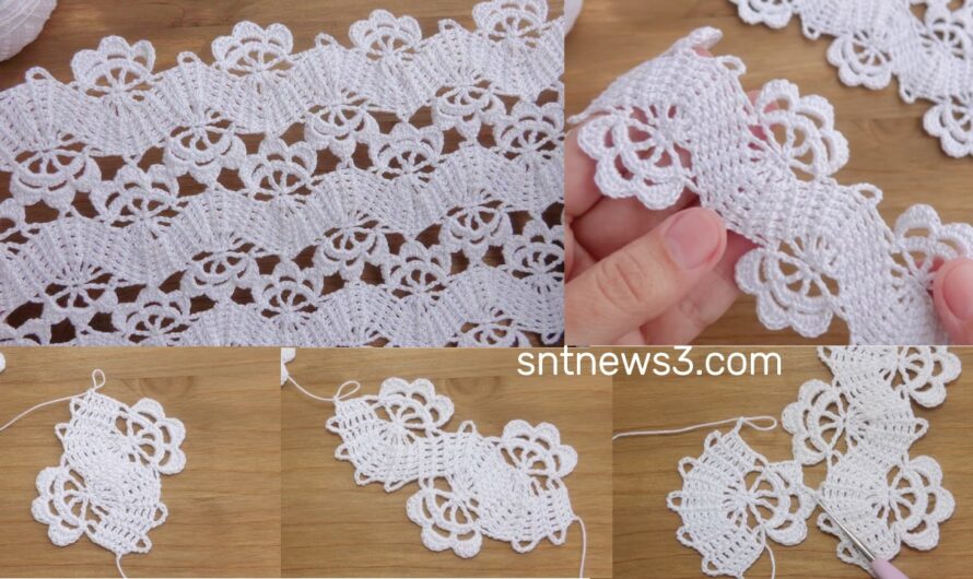 Amazing CROCHET PATTERN “Waves” Stitch for beginners 💎Supper Easy Pattern Crochet for beginners💎