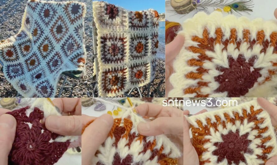 A Blanket, A Story! Let’s Crochet an Easy Blanket with Motifs 💫
