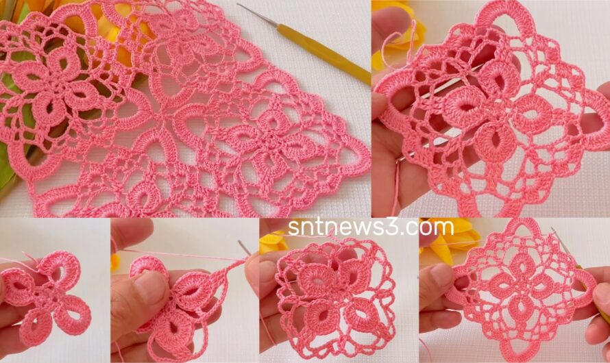 🌟How to Make a Square Motif Multi-Purpose Pattern for Crochet Beginners