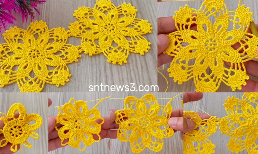 🌟Crochet Incredibly Beautiful and Easy Motif Tutorial for Beginners
