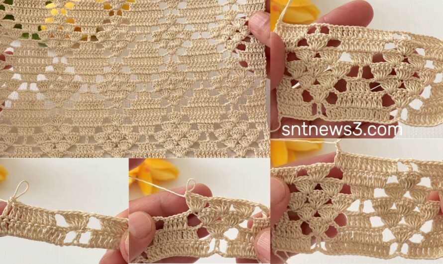 Perfect Tile Pattern‼️Crochet Multi-Purpose Blouse, Shawl Pattern Tutorial