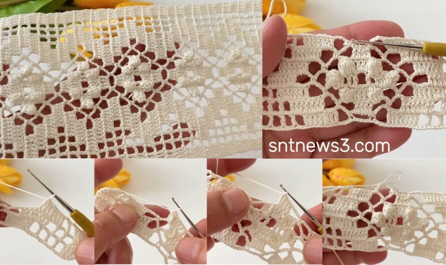 🌟Extraordinary Crochet Pattern‼️New Design Multipurpose Lace Tutorial (For Beginners)