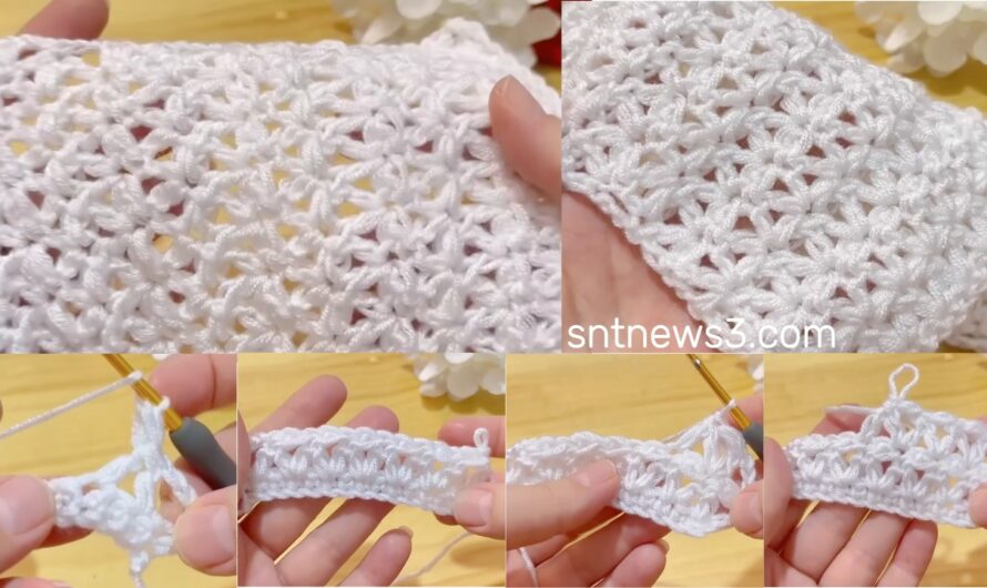 So Easy, So Beautiful!🌸😍 Must Try Crochet Stitch for Beginners!
