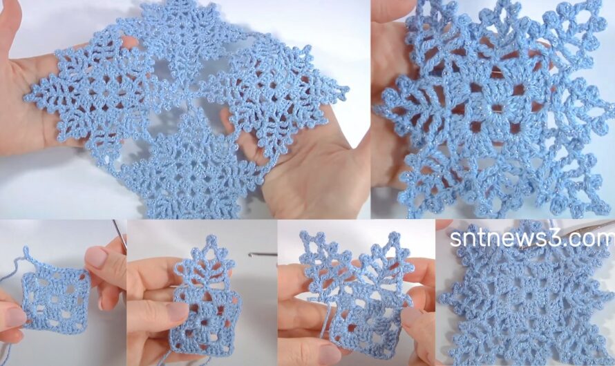 Mega Gorgeous Crochet! Crochet Complex Stitches/Lovely Lacy Crochet Motif/How to join Crochet Motifs