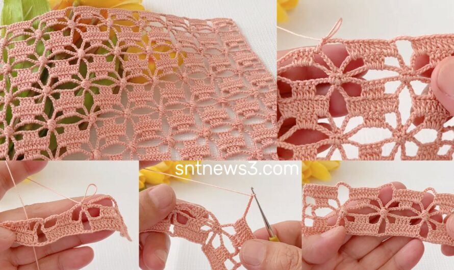 Top of the Crochet Projects 🌟How to Make a Stylish Pattern for Beginners