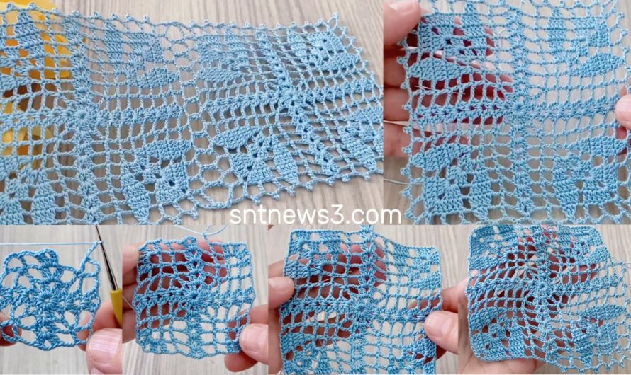 🌟You’ll Love This Crochet Motif Pattern❗️How to Make a Square Motif for Beginners