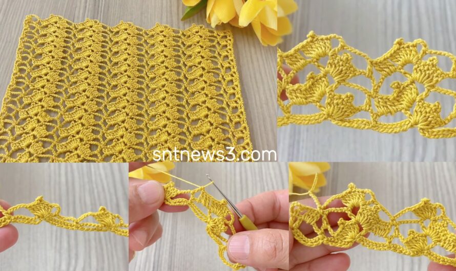 Just 2 Rows❗️Simple and Stylish Crochet Pattern Tutorial for Beginners